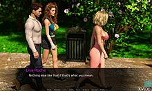 nursing teen kissing in college group