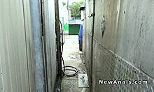 Busty teen 18+ feels ecstasy from asshole fingering and big cock blowjob