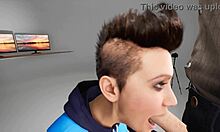 i'm choking on this deepthroat blowjob in 3d hentai animation, gagging so hard