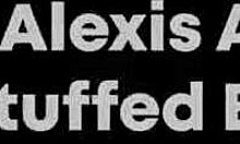 Young Alexis Adams rides Eric John, tight muff stuffed live