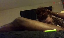 college teen teases her shaved pussy