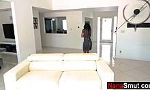 Thankful Grandma Blows Step Grandson in Intense Taboo POV Fucking