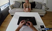 Young cutie auditions with juicy pussy in pov