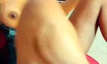 brunette enjoying intense vibrator session with squirt