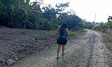 Beautiful Slut Discovered In Countryside, Walk Turns To River Adventure, Culminating In Cabin Sex