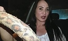 Watch this latina brunette bent over for doggystyle?