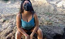 Beautiful Slut Discovered In Countryside, Walk Turns To River Adventure, Culminating In Cabin Sex