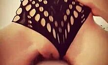 Amateur girlfriend sucks and rides dick after party