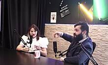 Lady Snow In Sheer Red Lingerie