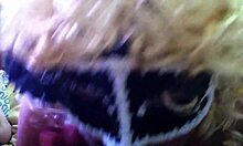 masked blowjob from girlfriend in spanish amateur video