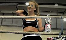 Hey, wanna see naughty lesbians wrestle hard?