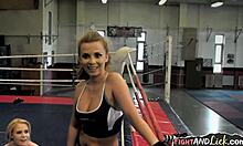 Hey, wanna see naughty lesbians wrestle hard?