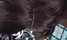 I catch Yuleiny masturbating, record her secretly, then fuck her hard in doggystyle.