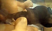 I Felt So Wild Seeing Her in Black Satin Dress and Heels for Anal Play