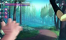 異世界猜拳勇者-4 森之妖精 Missionary Sex with Big Tits