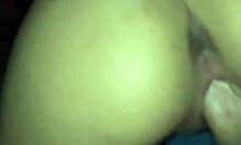 Horny Babe Removes Panties, Rides Cock