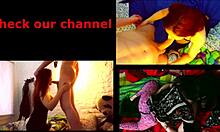 voluptuous ebony craves gangbang with two big black cocks, banging her fat curvy tits and ass.