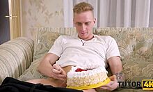 after failing the exam, the angry student fucks his tutor doggystyle