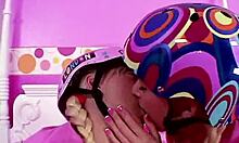 little laney and lil lexy engage in lesbian fingering and sucking