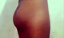 my sister invites me to bath with her and opens my ass sexy