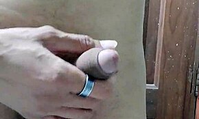 Young Man Spills Load in Mother-in-Law's Private Bathroom