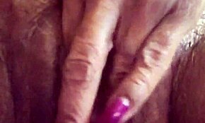 granny enjoying alone time, fingering her wet pussy at home