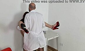 Hey, she did everything to pass that exam for the job.