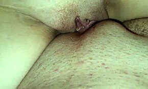 My redhead slut sucked me, rubbed her shaved pussy on my cock, and covered it in cum while I creampied her with hot loads!