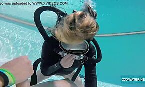 Teen Monica dives into hardcore underwater fucking with intense cock sucking and explosive cumshots in wild action.