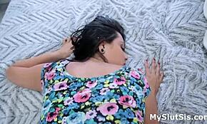 tied step sister bent over for doggystyle fuck