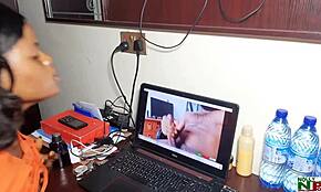 She got wild imagining banging that pornstar from the video