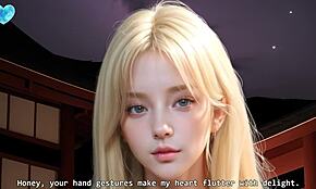 18yo blonde rides you all night in animated pov fun