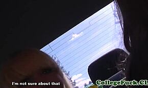 teen babe sucking cock outdoors at university party 😏. she blows in the dorm too!