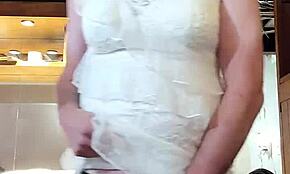 Modeling sexy new panties for you in part 6, check my stunning trans look!