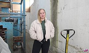 Alman izci casting sırasında pawg Marie Hardon'ı fışkırtıyor buluyor.