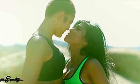 Asian lesbo ember snow seduces ebony teen michelle anderson with licking and fingering 😏