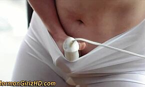 Teen Mormon Girl Feels Intense Pleasure Masturbating Alone