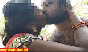 Desi horny girl calls friend for kissing and fucking in forest