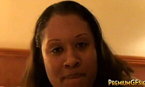 bbw ebony babe uses dildo on her pussy