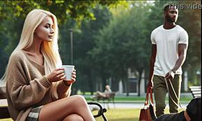 Man, that cheating white woman hooked up with a black guy at the park for bbc audio!