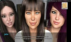 John's New House With Four Ladies