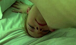 pregnant blonde gets fucked doggystyle sideways on her hospital bed, feeling every thrust in her belly