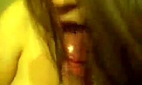 Damn! Fancy Barely Legal Babe Sucking Massive Penis in POV!