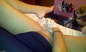 raunchy ex gf playing with her big pussy 😈