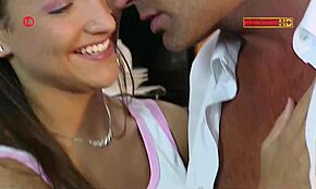 you can't miss that girl and her friend sharing a guy's attention