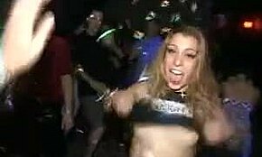 Sex-Crazed Party Girls Flashing Insane Amateur Tits on Camera! Wild Night!