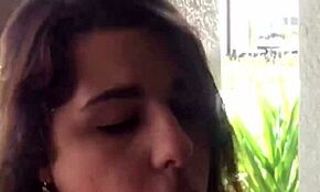 crystina rossi poses fit, then blows and fucks the toy slutty