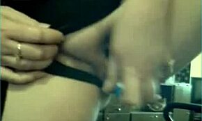 Plump Mature Woman Masturbates With Huge Toy In Panties