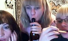 Three Horny Girlfriends Deliver Hot Amateur Webcam Show