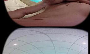 WICKY SWIMS OUT OF POOL FOR MOUTHFUL BLOWJOB